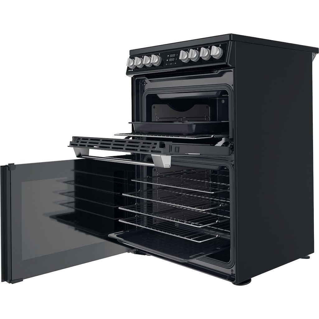 Hotpoint electric freestanding double cooker: 60cm