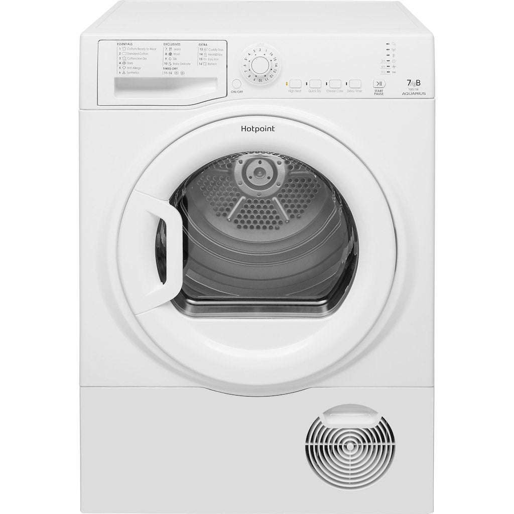 Hotpoint condenser tumble dryer: freestanding, 7kg