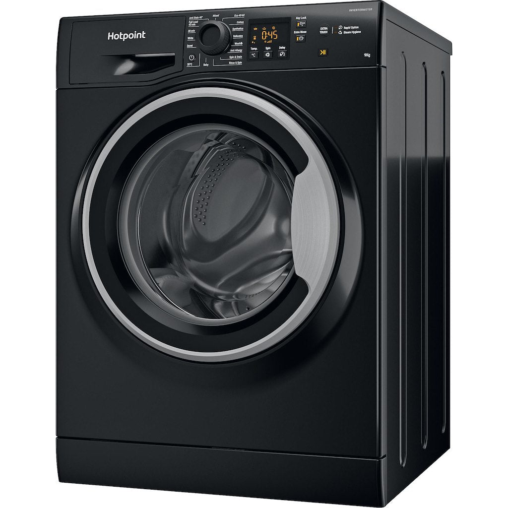 Hotpoint NSWM 963C BS UK N Washing Machine - Black
