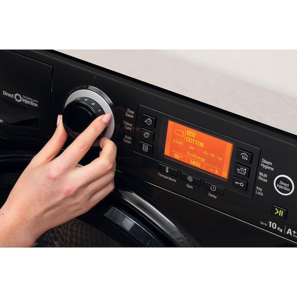 Hotpoint freestanding front loading washing machine: 9kg