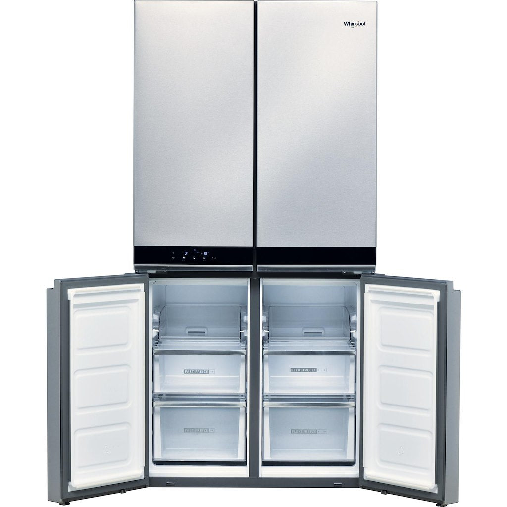 Whirlpool side-by-side american fridge: in Stainless Steel - WQ9 B1L UK