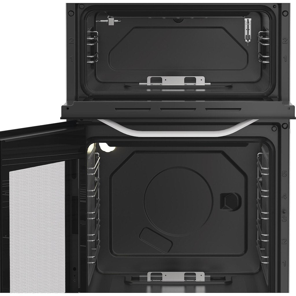 Hotpoint gas freestanding double cooker: 50cm