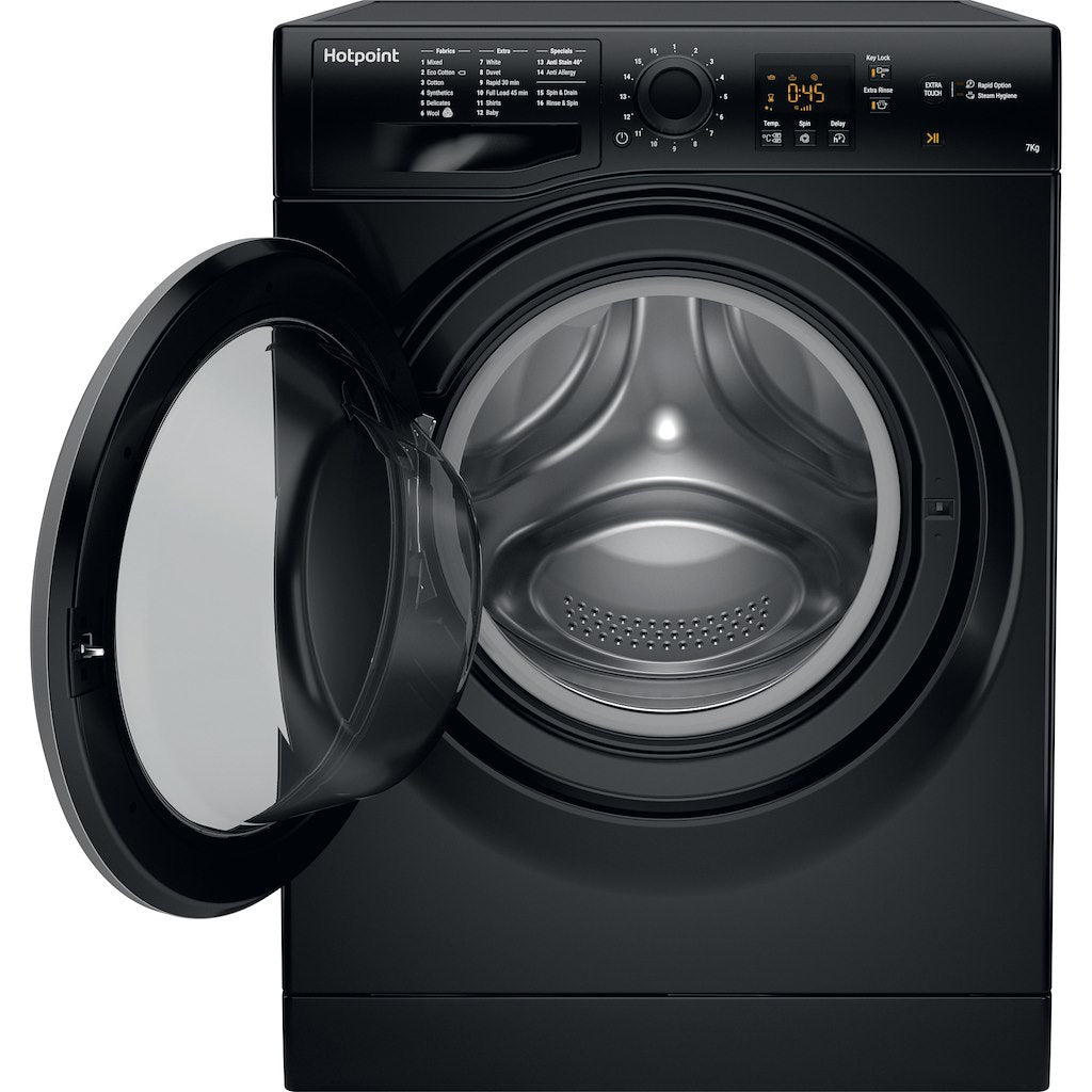 Hotpoint freestanding front loading washing machine: 7kg