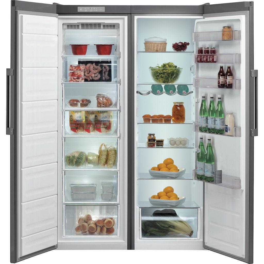 Whirlpool fridge: in Stainless Steel - SW8 1Q XR UK