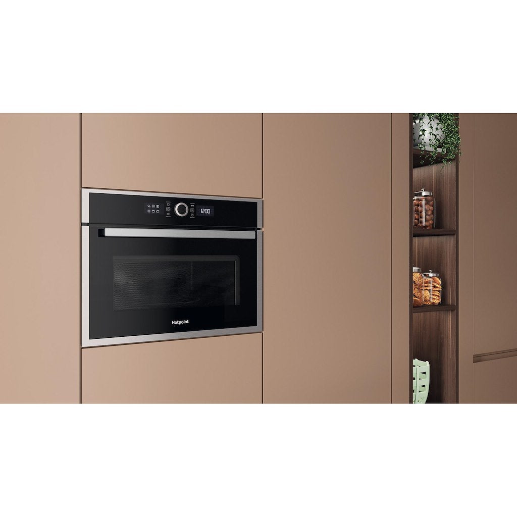 Hotpoint Class 4 HMW47HMXUK Built In Microwave and Grill - Stainless Steel
