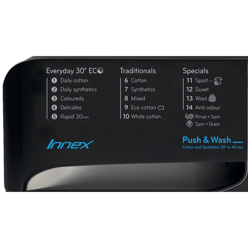 Freestanding front loading washing machine: 9kg