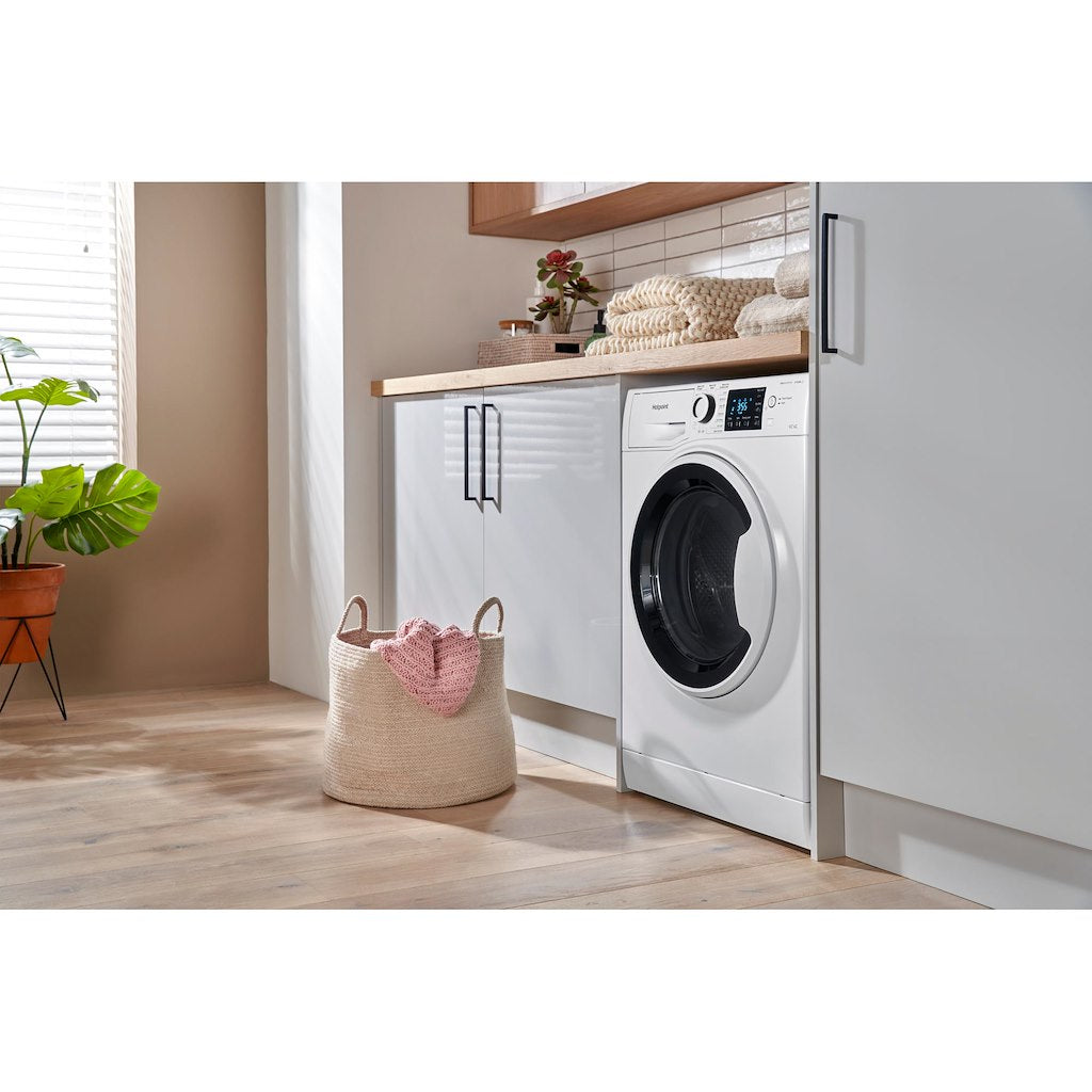 Hotpoint Anti-Stain NDB11724WUK 11+7KG White  Freestanding Washer Dryer