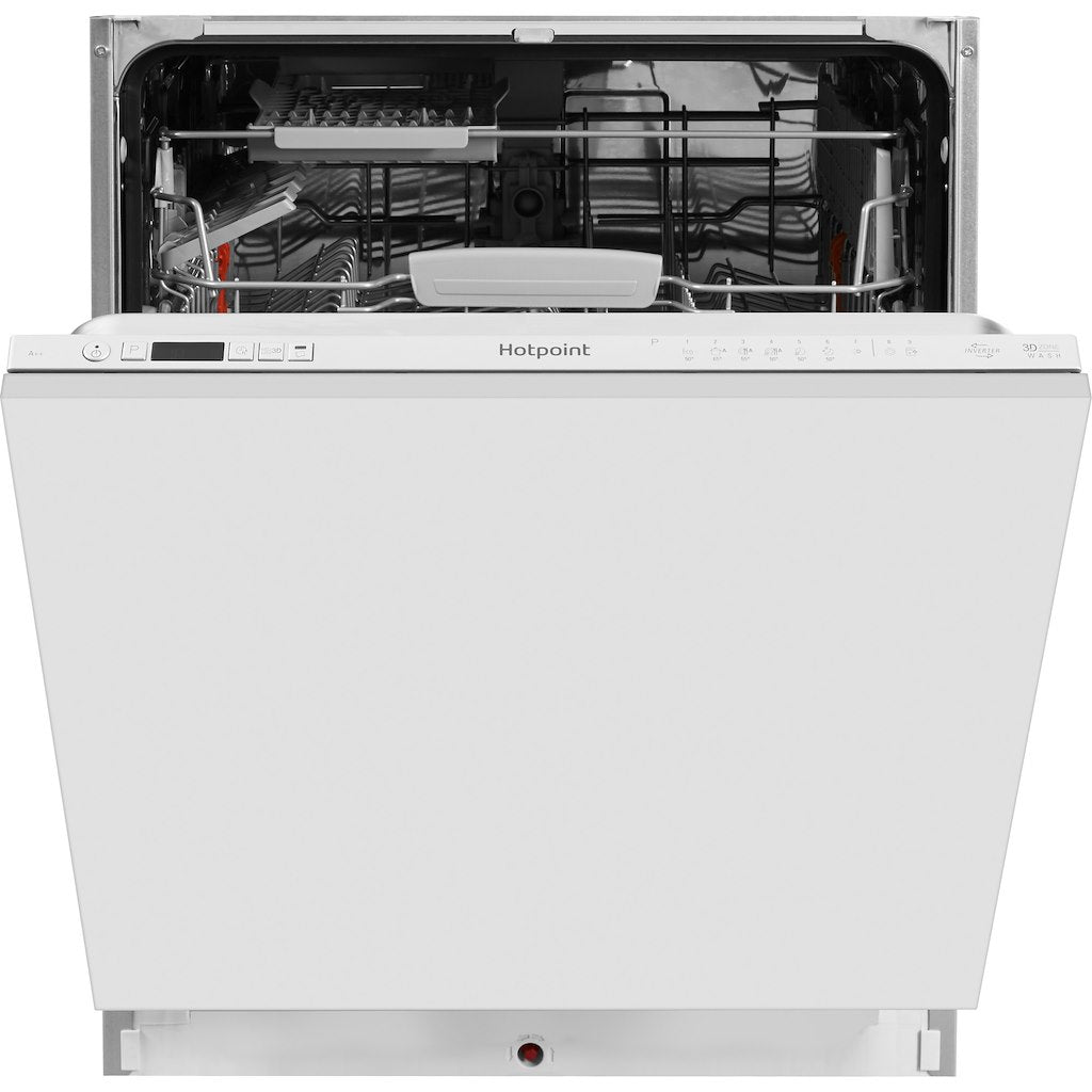 Hotpoint integrated dishwasher: full size, silver