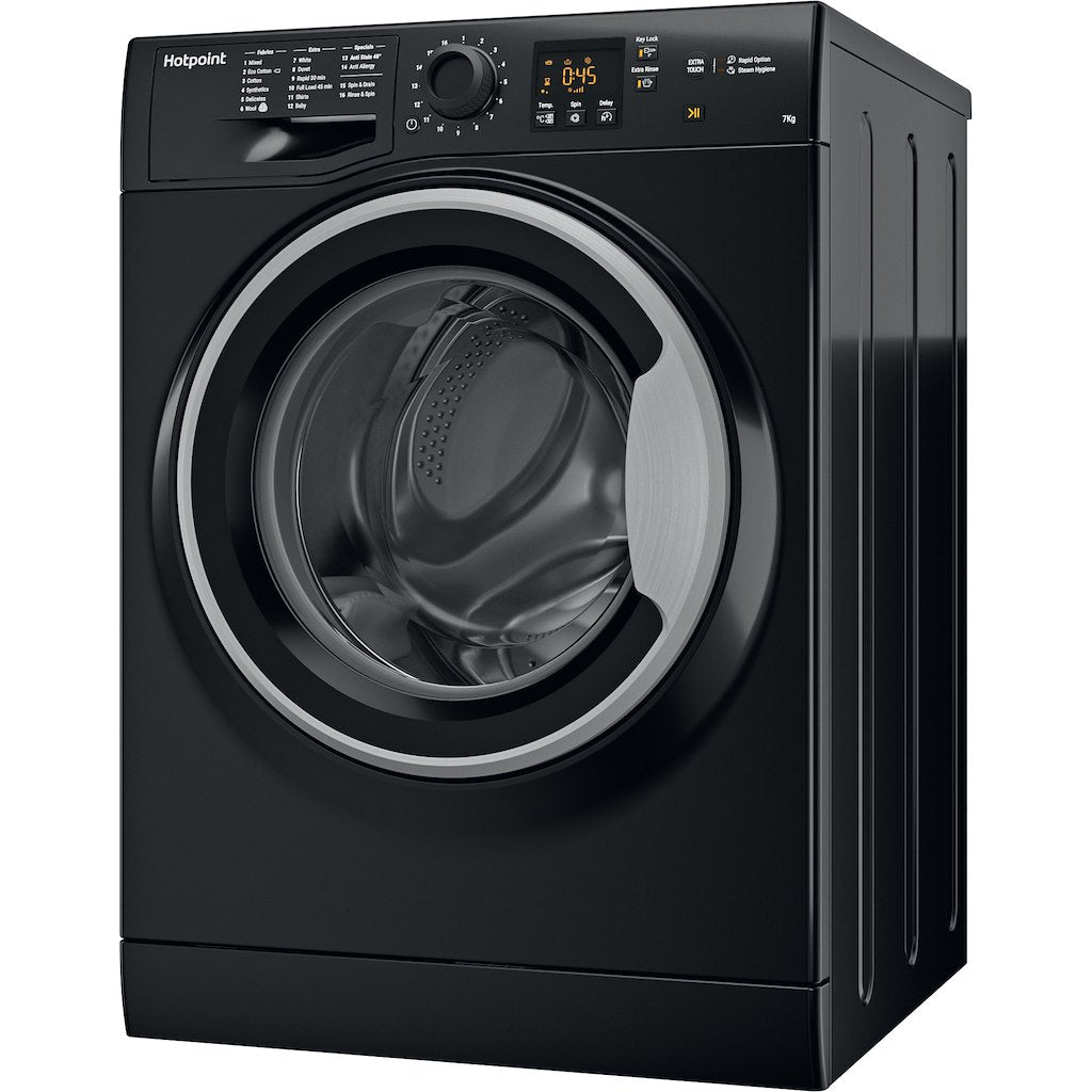 Hotpoint freestanding front loading washing machine: 7kg