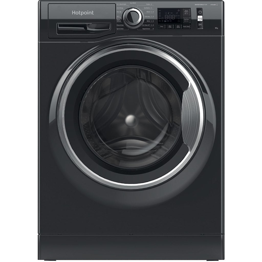 Hotpoint NM11 964 BC A UK N Front Load 9kg Washing Machine - Black