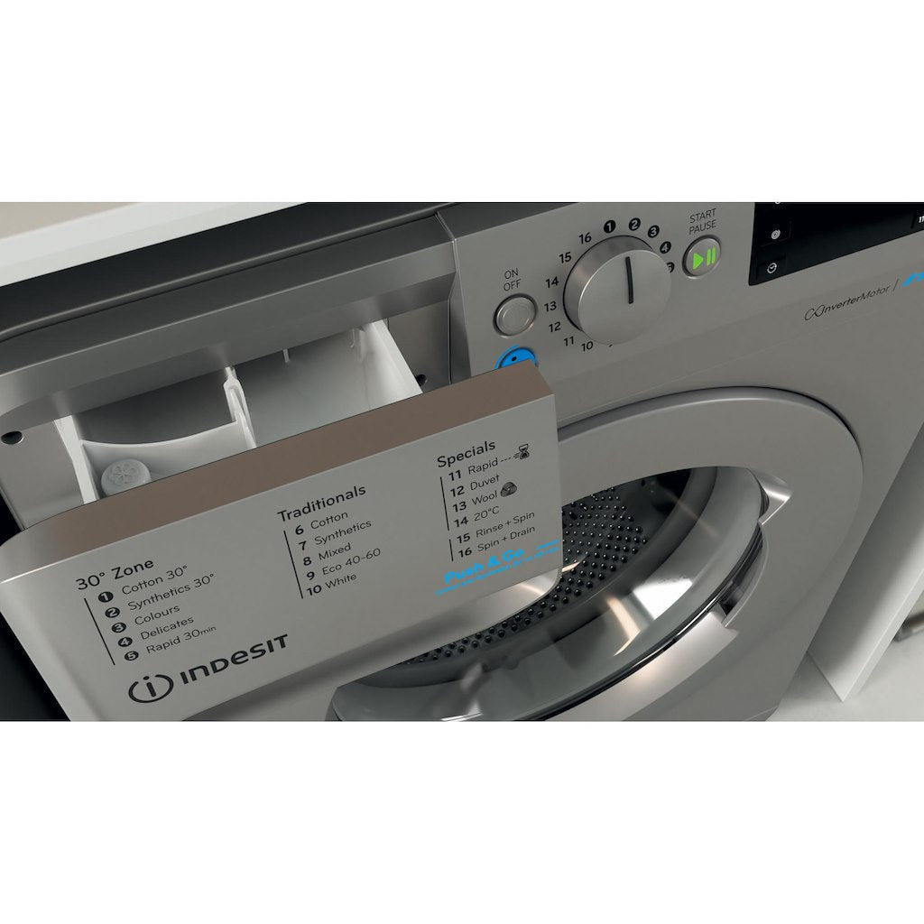 Freestanding front loading washing machine: 9kg - BWE 91483X S UK N