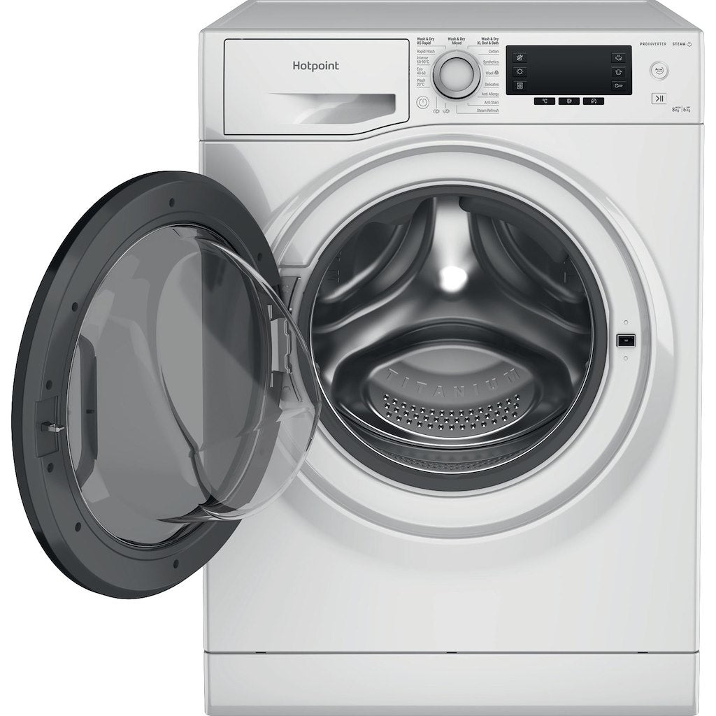 Hotpoint ActiveCare NDD8636DAUK 8+6KG White Freestanding Washer Dryer