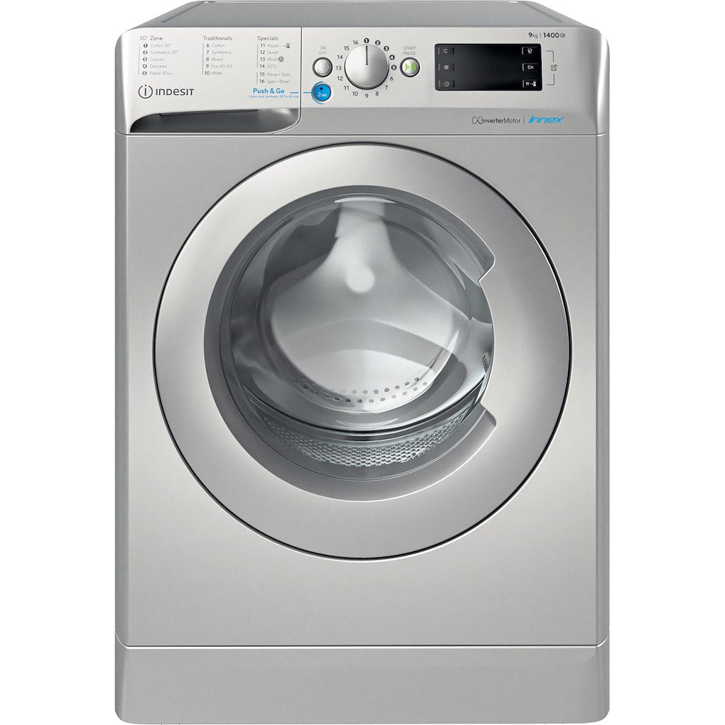Freestanding front loading washing machine: 9kg - BWE 91483X S UK N
