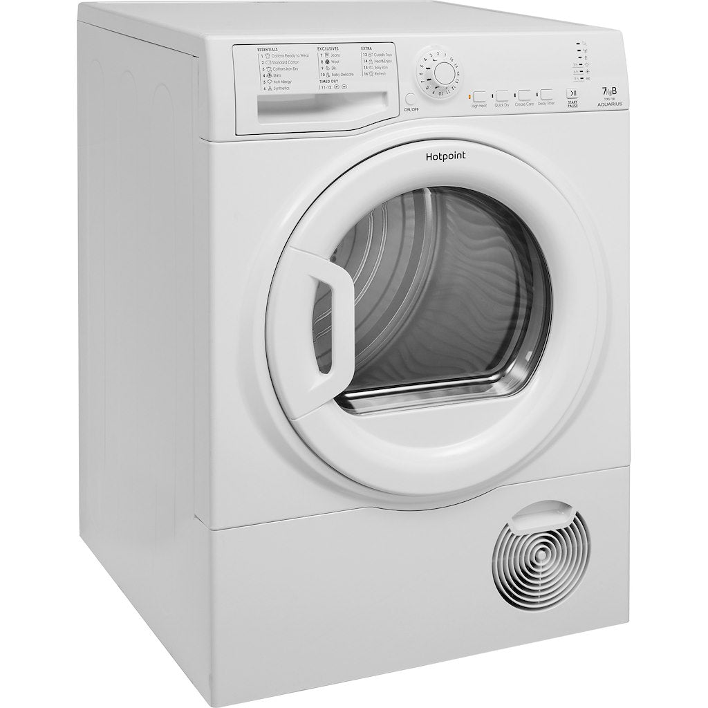 Hotpoint condenser tumble dryer: freestanding, 7kg
