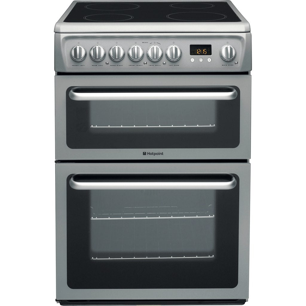 Hotpoint electric freestanding double cooker: 60cm