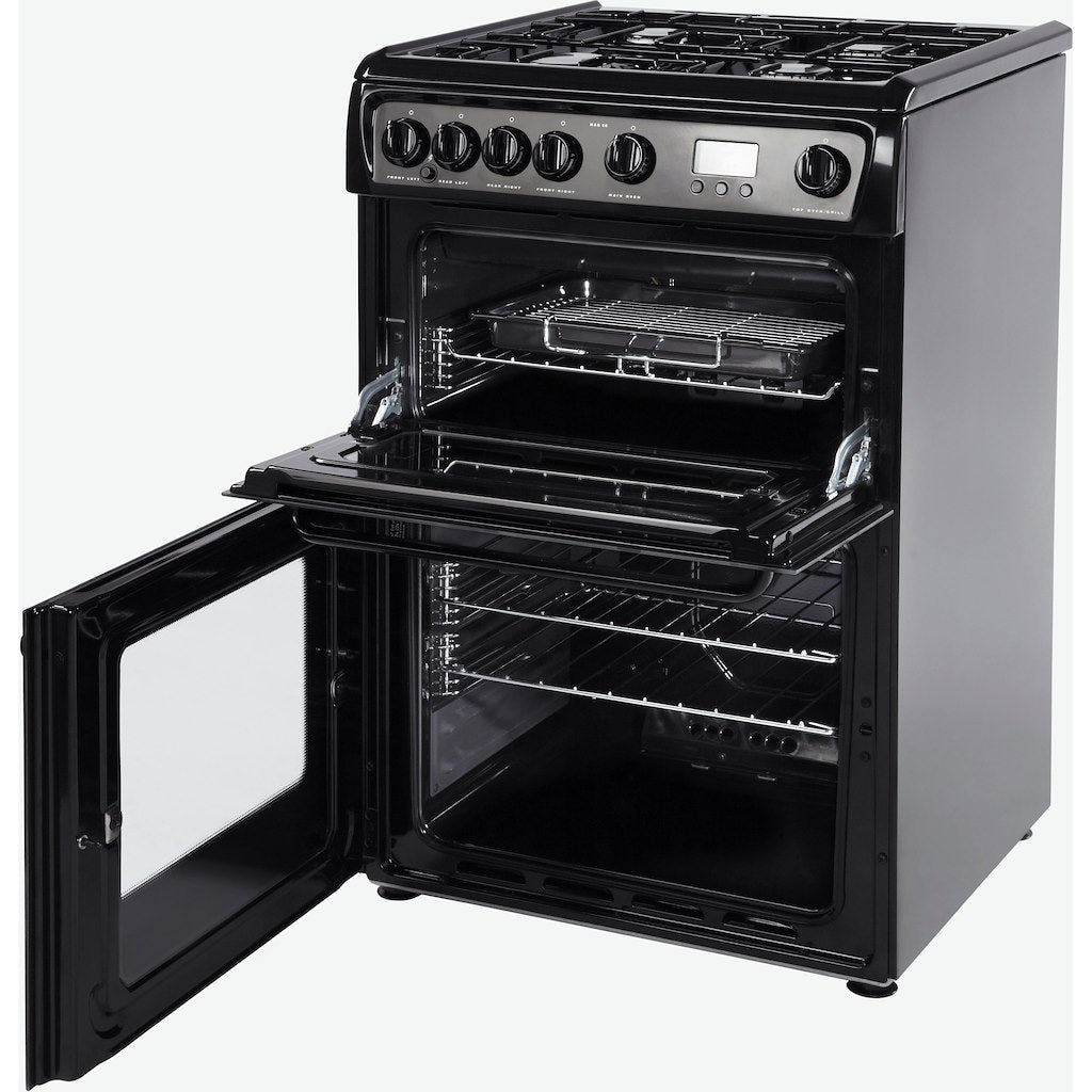 Hotpoint gas freestanding double cooker: 60cm