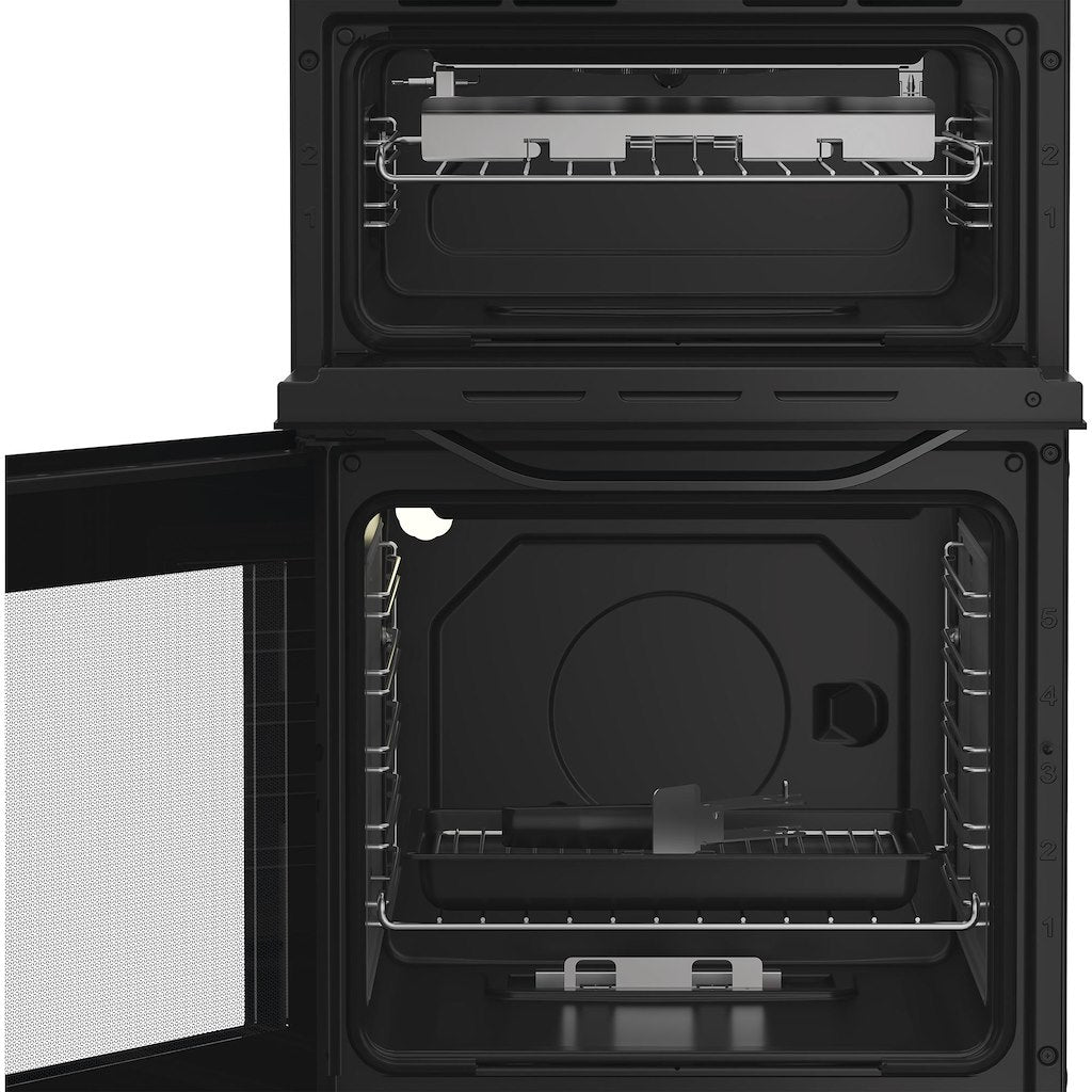 Hotpoint gas freestanding double cooker: 50cm