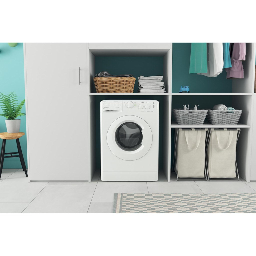 Indesit  Freestanding front loading washing machine: 9,0kg - MTWC 91495 W UK N
