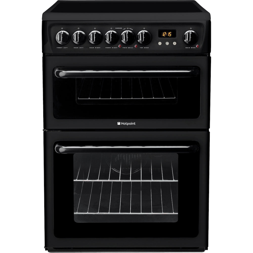 Hotpoint electric freestanding double cooker: 60cm