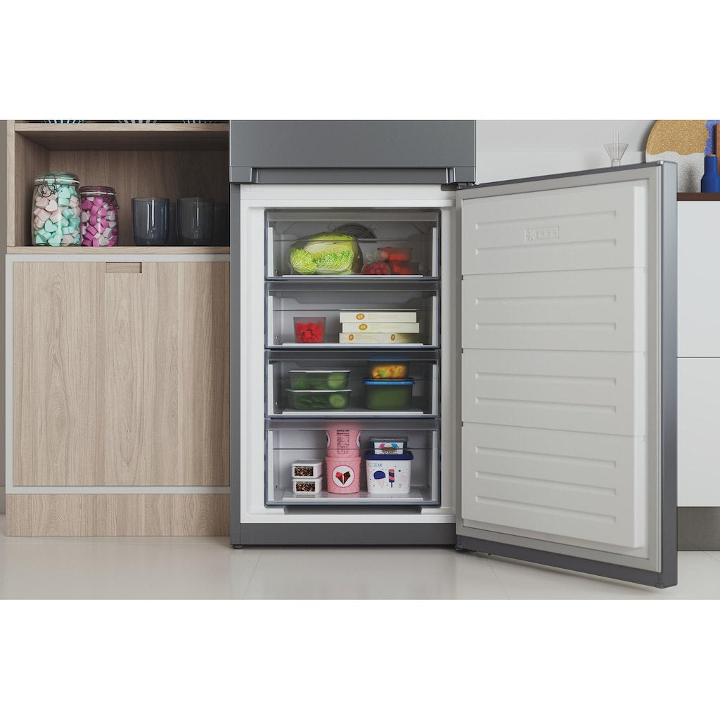 Freestanding fridge freezer: frost free - IBTNF 60182 S UK