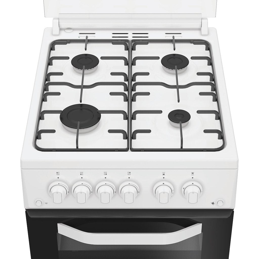 Hotpoint gas freestanding double cooker: 50cm