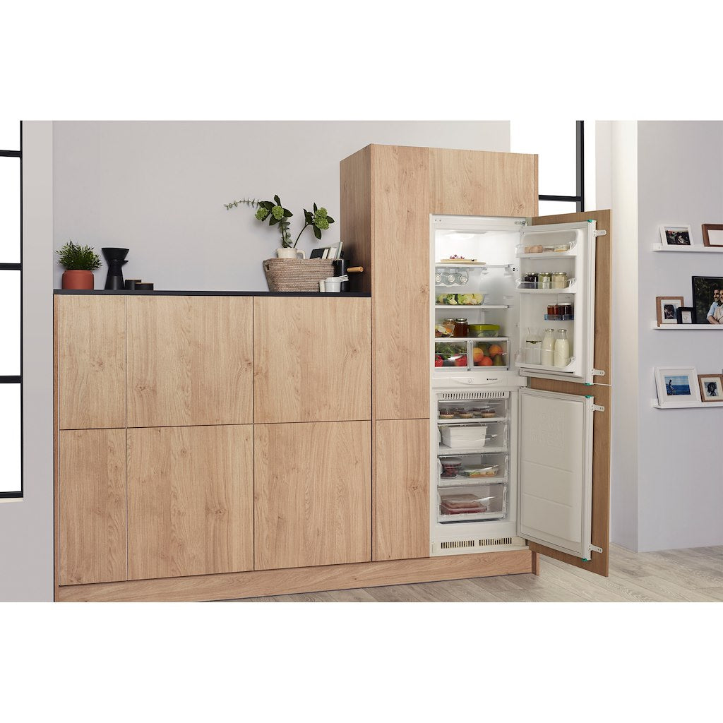 Hotpoint built in fridge freezer