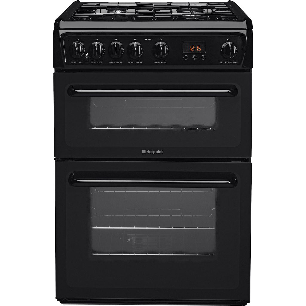 Hotpoint gas freestanding double cooker: 60cm