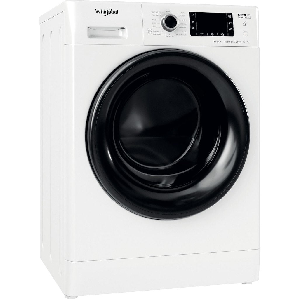 Whirlpool washer dryer: 10kg - FWDD1071682WBV UK N