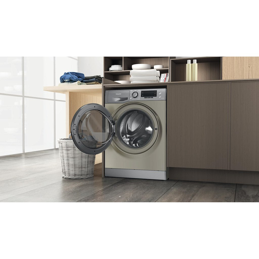 Hotpoint ActiveCare NDD10726GDAUK graphite 10+7kg washer dryer - freestanding