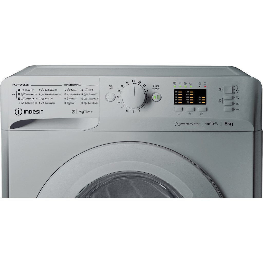 Indesit MTWA 81483 S UK Washing Machine - Silver