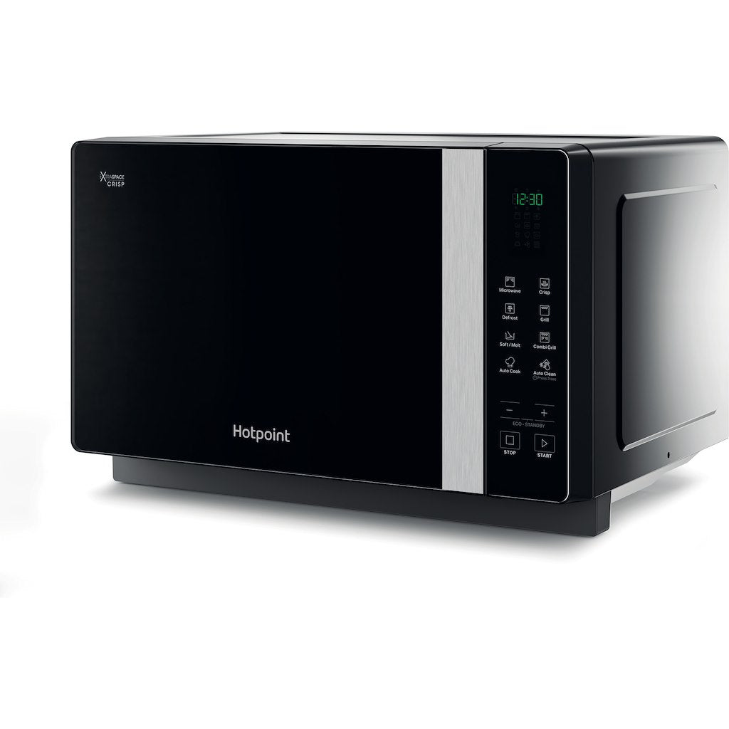 Hotpoint freestanding microwave oven: black
