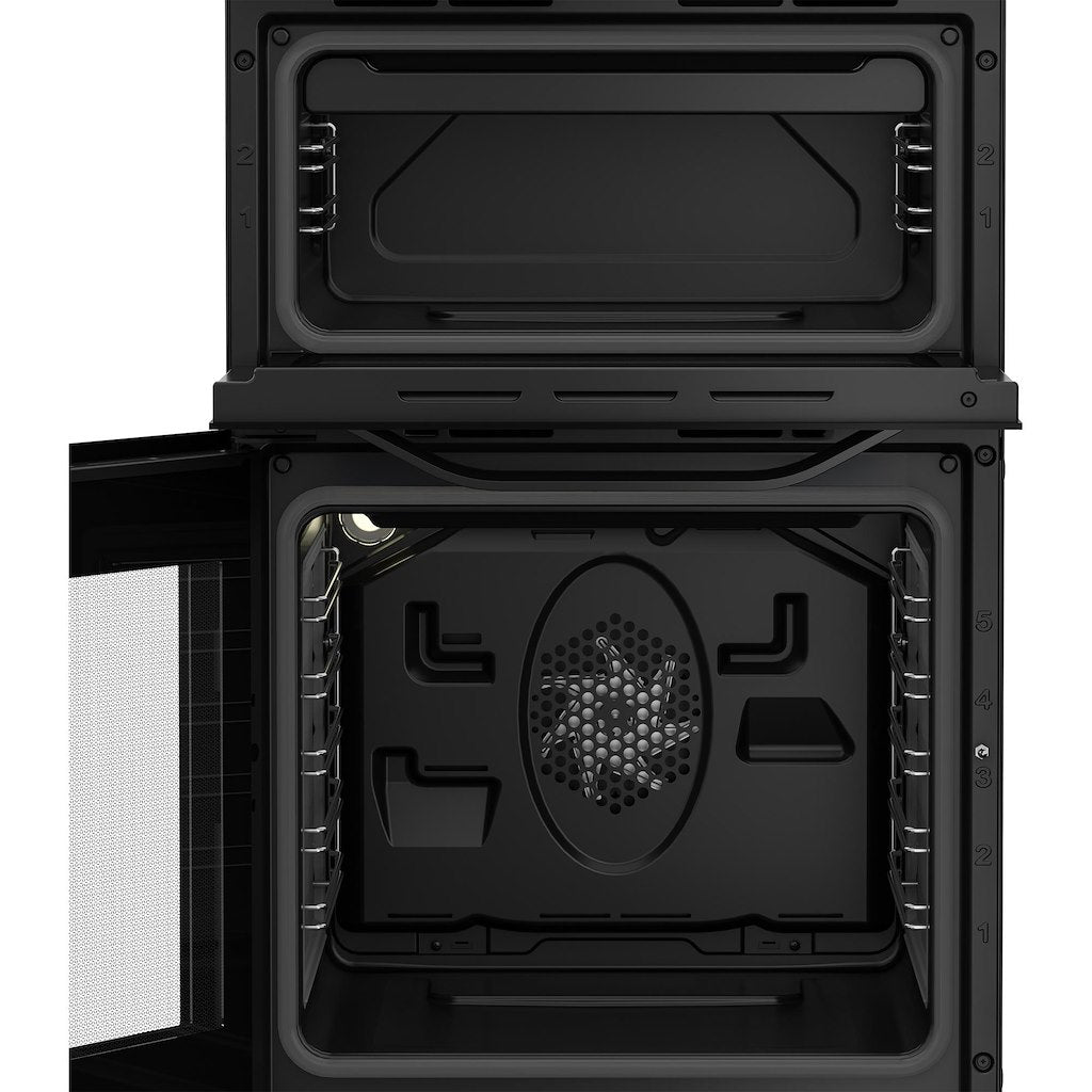 Hotpoint electric freestanding double cooker: 50cm