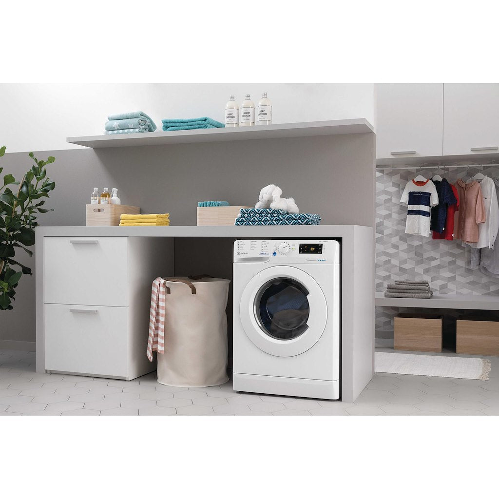 Freestanding front loading washing machine - BWE 91496X W UK N