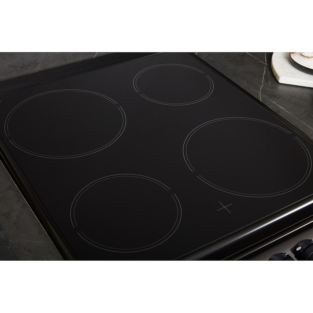 Hotpoint Twin Double Cooker with Ceramic Hob - Black - A Rated - HD5V92KCB/UK