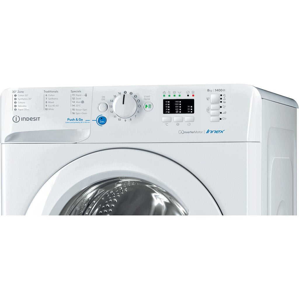 Freestanding front loading washing machine: 8,0kg - BWA 81485X W UK N