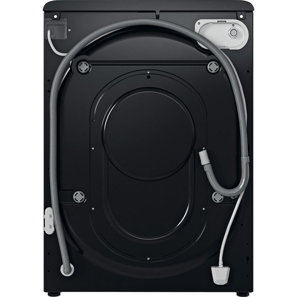 INDESIT PUSH&GO WASHER-DRYER 9+6KG 1400SPIN BLACK WITH ARIEL PODS AND STEAM CYCLES