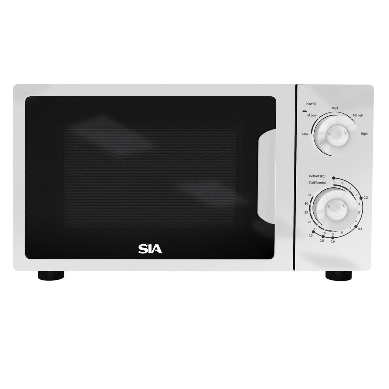 SIA FAM21WH 20L White Microwave, Freestanding, 700W - SIA FAM21WH