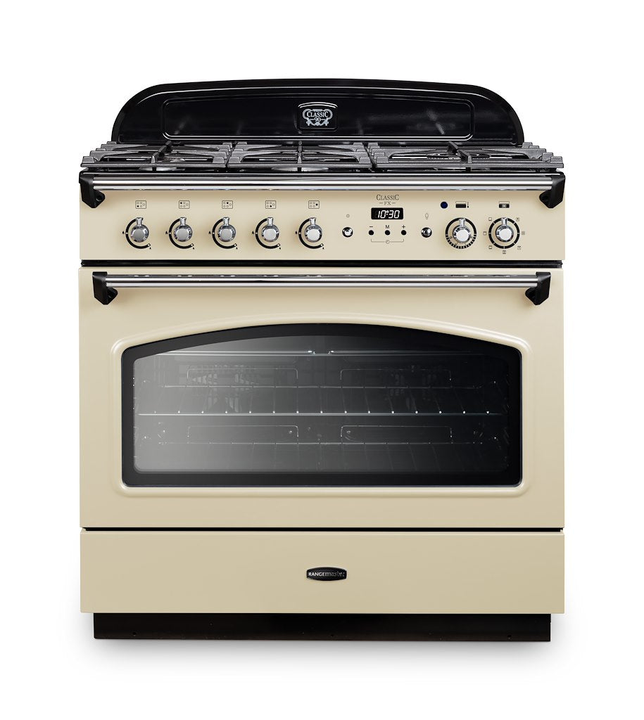 Rangemaster CLAS90FXDFFCR/C 90cm Dual Fuel Range Cooker