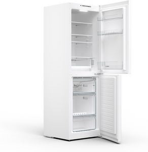 KGN34NWEAG, Free-standing fridge-freezer with freezer at bottom