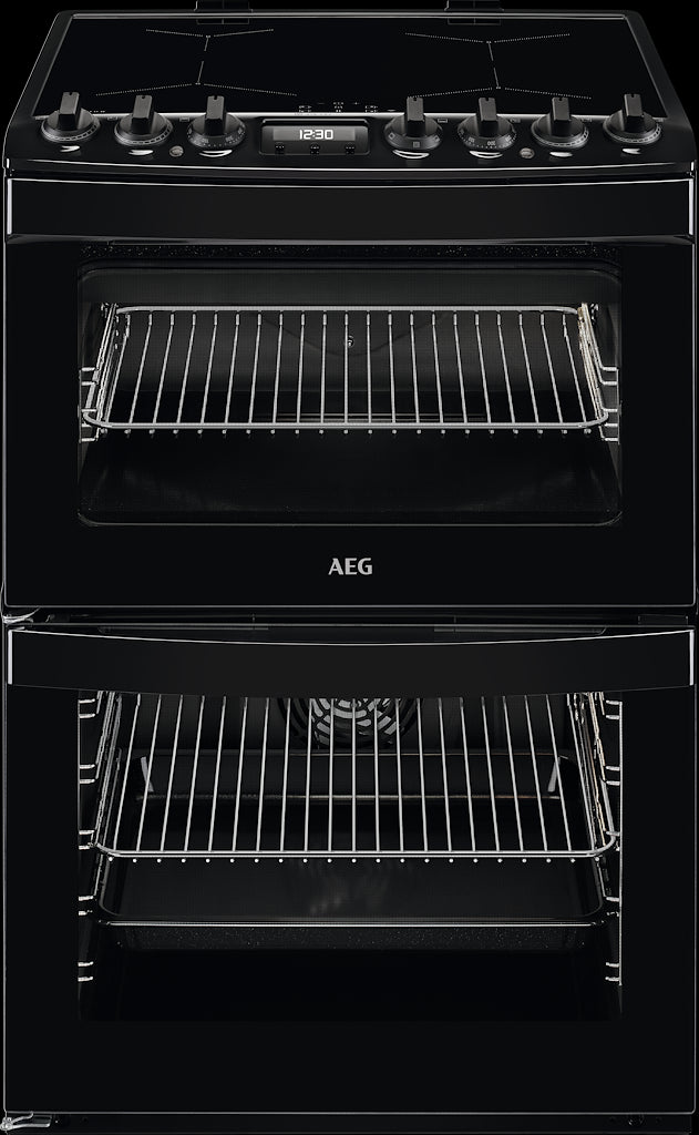 AEG CIB6743ACB Induction Electric Cooker with Double Oven