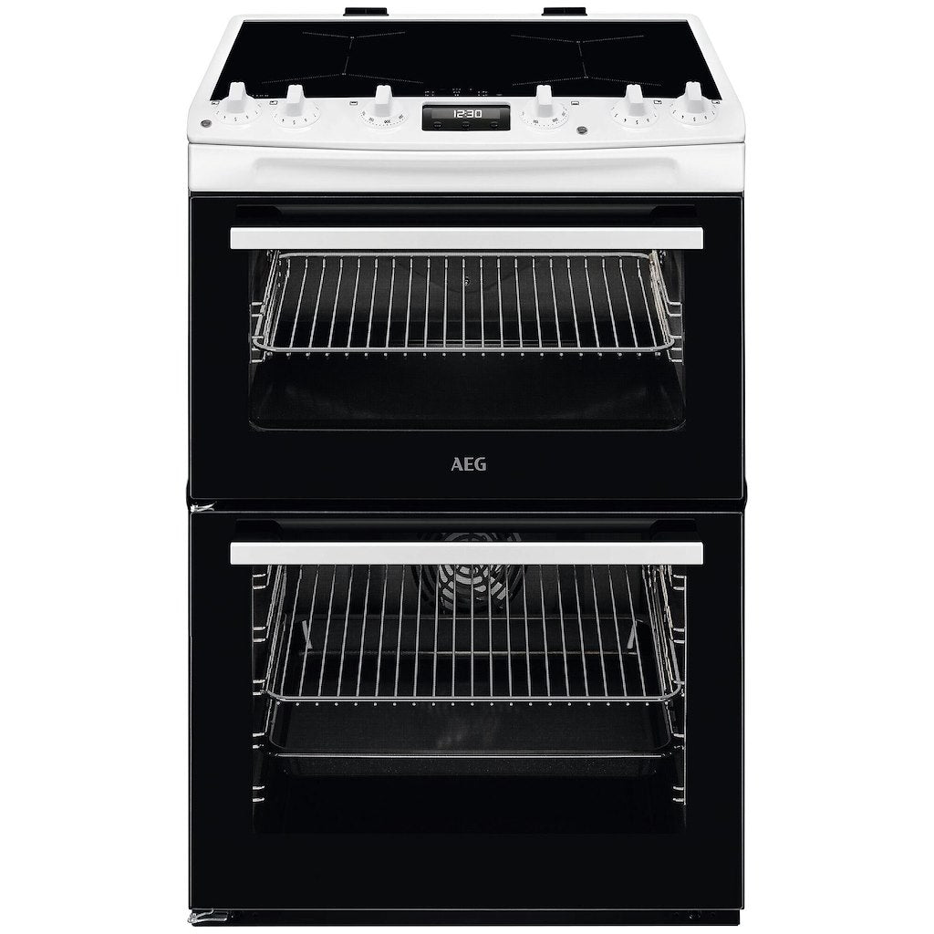 AEG CIX6540ACW Induction Electric Cooker with Double Oven