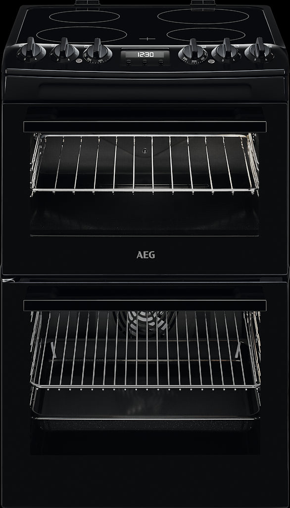 AEG CCX1530ACB Ceramic Electric Cooker with Double Oven