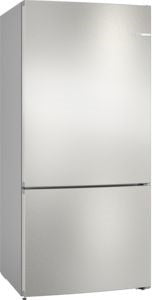 KGN86VIEAG, Free-standing fridge-freezer with freezer at bottom