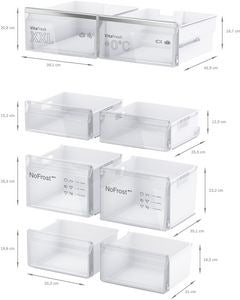 KFN96APEAG, French door bottom freezer, multi door
