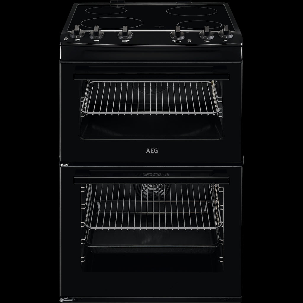 AEG CCX6501ACB Ceramic Electric Cooker with Double Oven