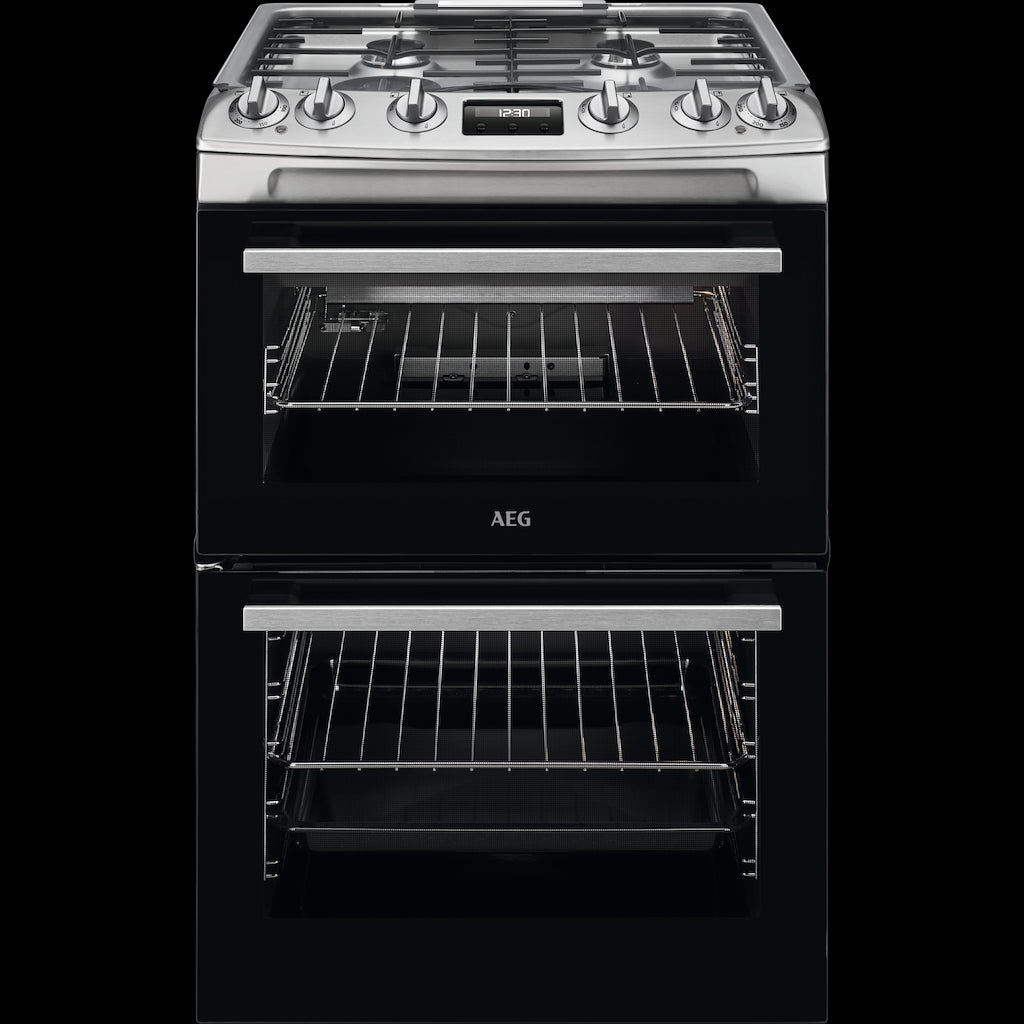 AEG CGX6130ACM Gas Cooker with Double Oven