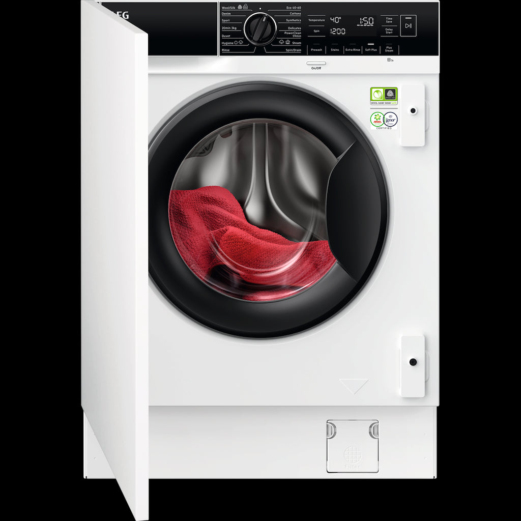 AEG LF8E8436BI 8000 Series Front Loading Full Size 8kg 1400 Washing Machine
