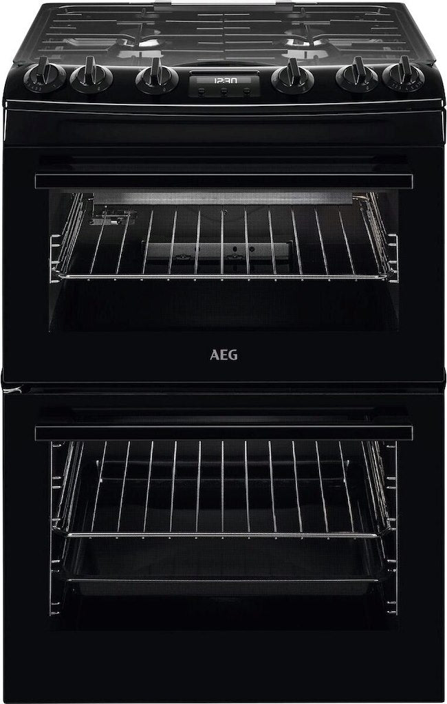 AEG CGX6130ACB 60cm Gas Double Cooker