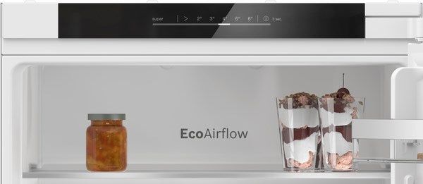 KIN86VSE0G, Built-in fridge-freezer with freezer at bottom