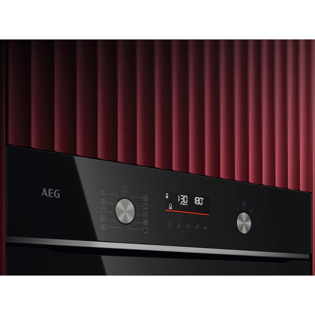 AEG GA5CB501AB Built-In Single Oven with SteamBake